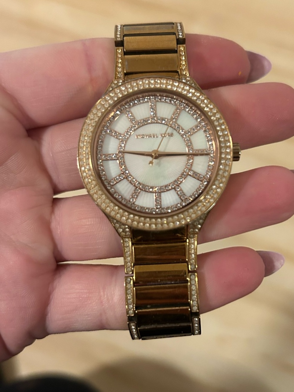 VGUC Michael Kors rose gold watch